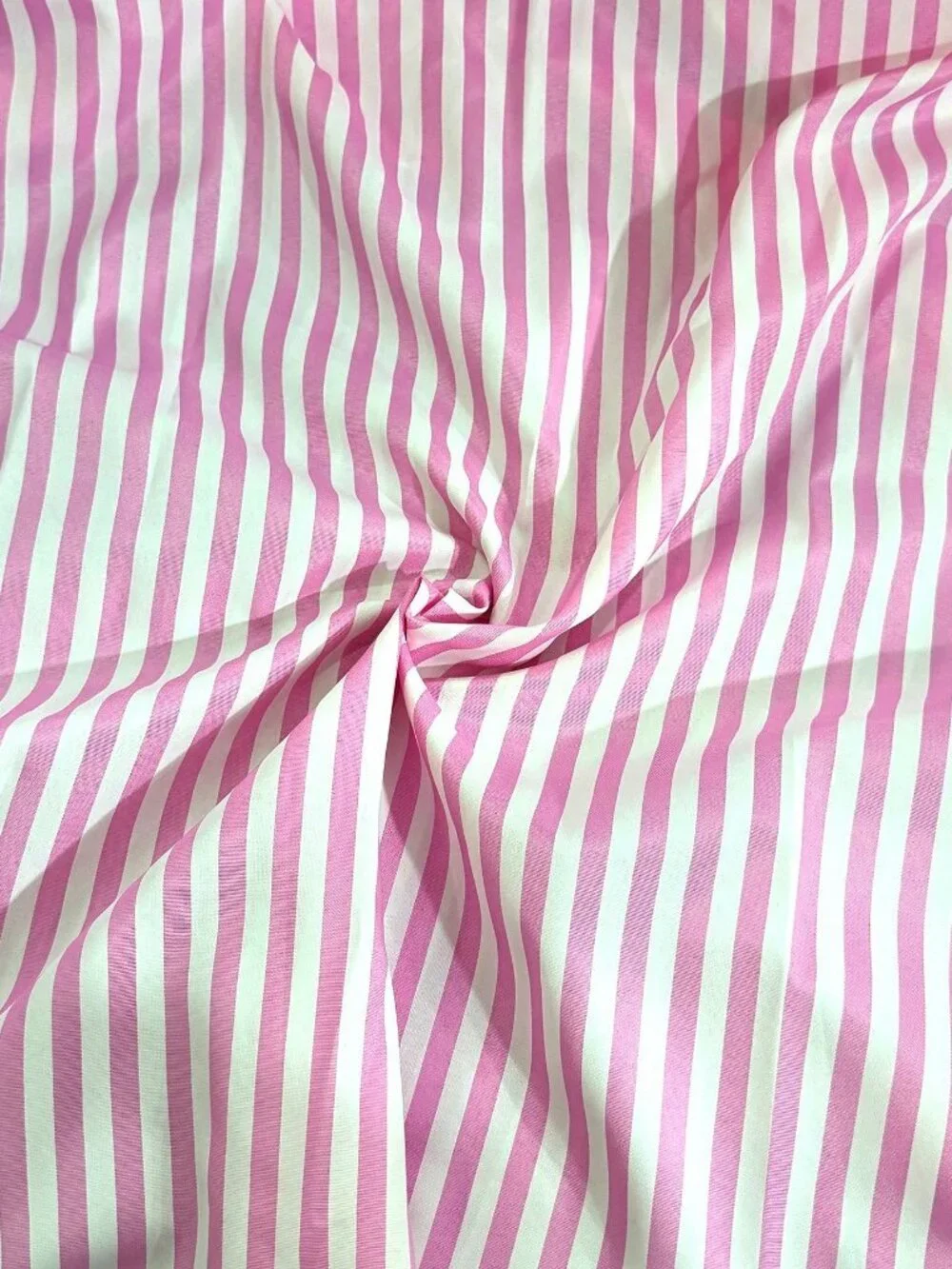 Pink Casual,Elegant Women's Casual A-Line Striped Ruffle Hem Skirt